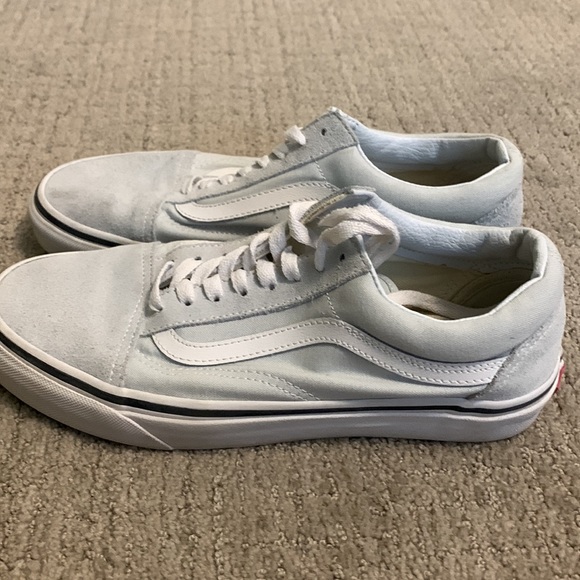 Women’s Size 9 Grayish Blue Low Top Vans - Picture 3 of 6